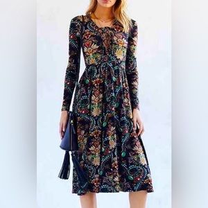 Urban Outfitters Ecote Black Paisley Dress M